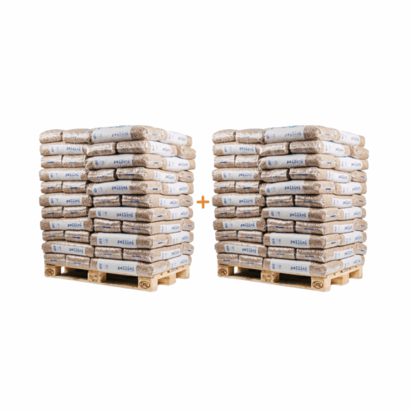 AANBIEDING: 2x Pallets Pellini Pellets 6mm HD+ & ENplus A1 – 132 Zakken – 15KG Per zak